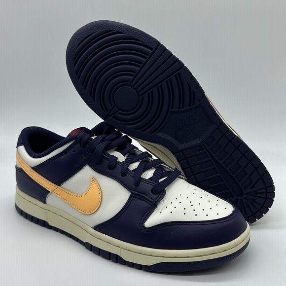 USED Men’s Nike Dunk Low From Nike To You purple Yellow Sneakers FV8106-181 - Picture 1 of 5